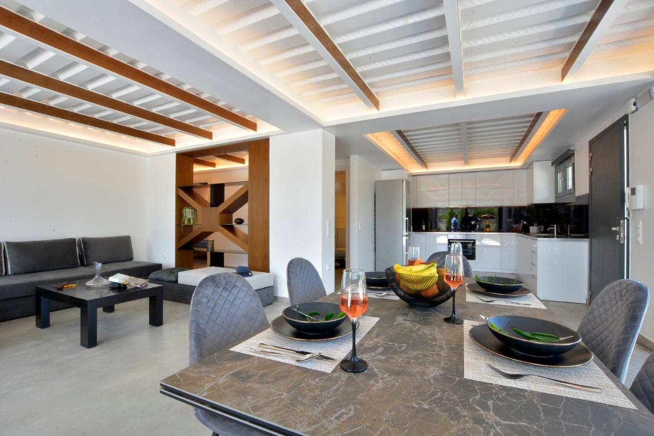 Villa Flamingo - 4 Bedrooms - Private Pool - Next To Renowned Issos Beach & Lake Korission Línia Exteriér fotografie