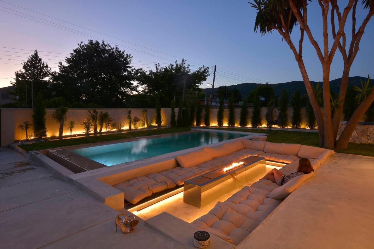 Villa Flamingo - 4 Bedrooms - Private Pool - Next To Renowned Issos Beach & Lake Korission Línia Exteriér fotografie